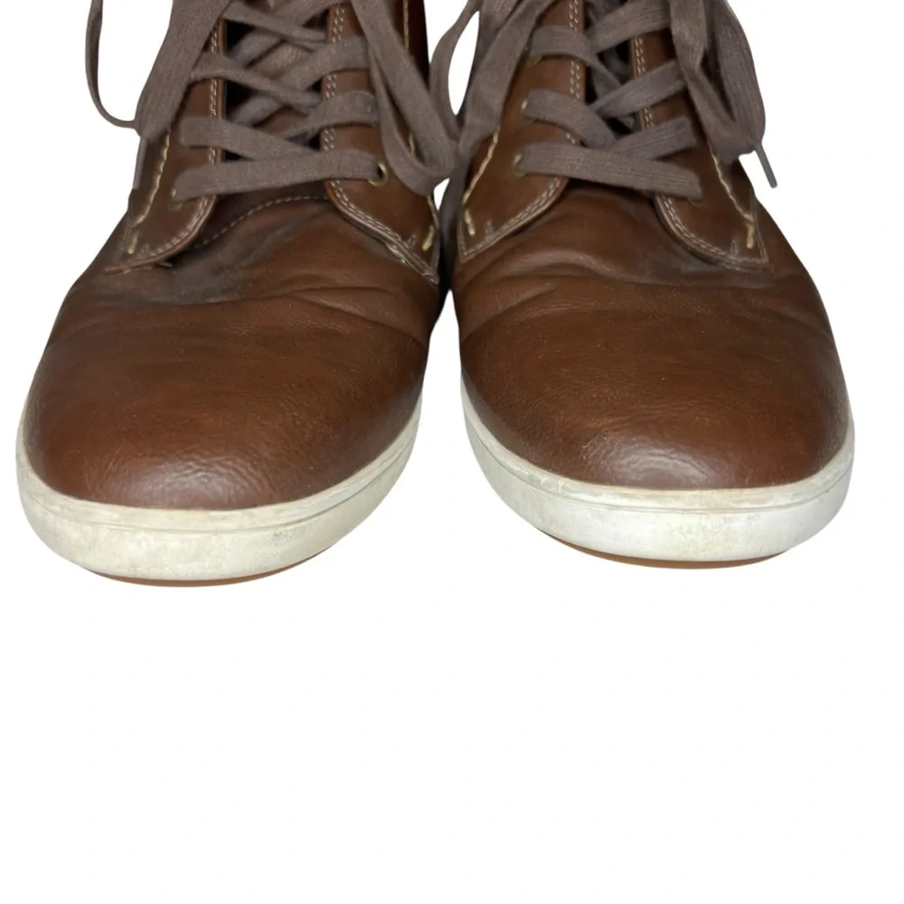 Steve Madden Mens Size 10 Frazier Brown High Top Ankle Boots Shoes Casual Work
